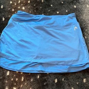 Light blue tennis skirt